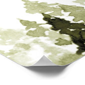 ジェンナ ラスティックパイン ツリー ブライダルシャワー ウェルカム ポスター (角)