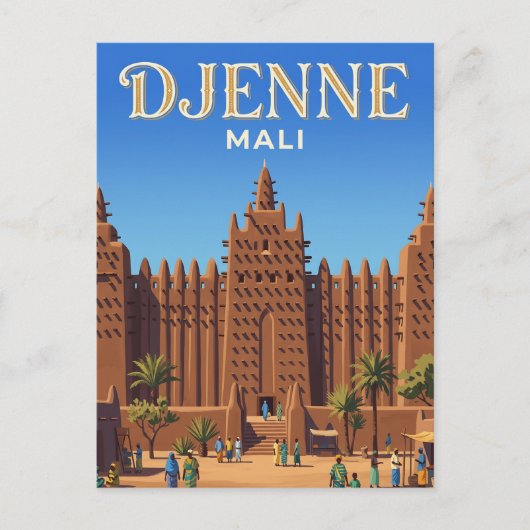 ジェンネ旧市街 マリ共和国 ポストカード (正面)