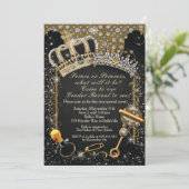 ジェン王室のダーリビールシャワープリンスまたはプリンセス 招待状 (スタンド正面)