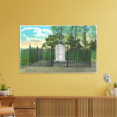 ジェン・ベネディクト・アーノルド離れの脚記念碑 キャンバスプリント (インサイチュ (リビング))