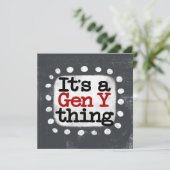 ジェンYのグリーティングカード カード (スタンド正面)