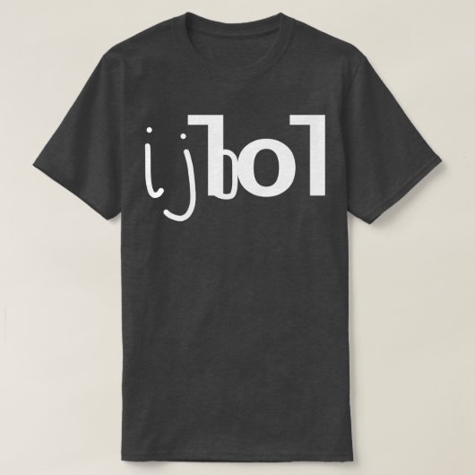 ジェンZはIJBOL LOLが死んだと言う Tシャツ (デザイン正面)