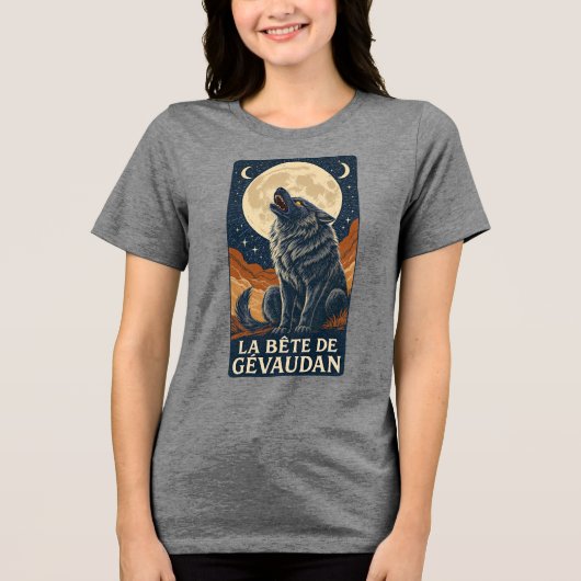 ジェヴォーダンの獣Tシャツ トライブレンドTシャツ (正面)