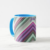 ジェーかわいらしンストライプの~マグカップ マグカップ (正面左)