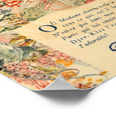 ジェーキスフランスの香水ラベル ポスター (角)