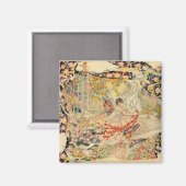 ジェーキスフランスの香水ラベル マグネット (正面/裏面)