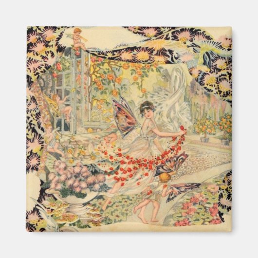 ジェーキスフランスの香水ラベル マグネット (正面)