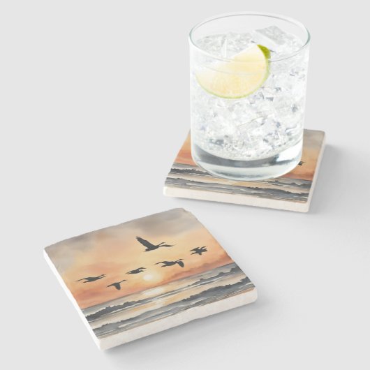 ジェーズアットサンライズ ストーンコースター (横)