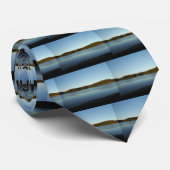 ジェーズオ飛んでいるーバーマウンテンリフレクション ネクタイ (ロール)