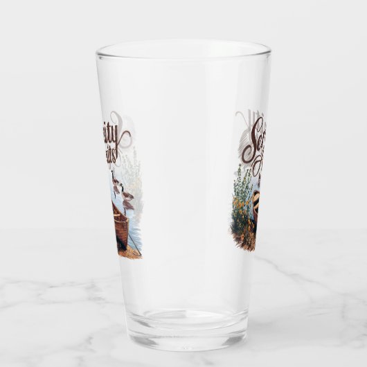 ジェーゼとワイルドフラワーと穏やかな湖ボート タンブラーグラス (右)