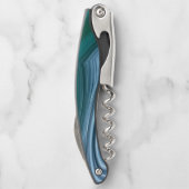 ジェードグリーンとホワイトナチュラルゲードの外観 ソムリエナイフ (裏面)