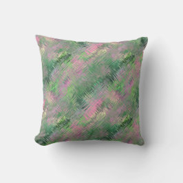 ジェードグリーン結晶ゲルパターン クッション