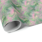 ジェードグリーン結晶ゲルパターン ラッピングペーパー (ロールコーナー)