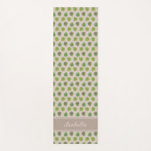 ジェードツリー葉の&名前オンベージュヨガマット ヨガマット (正面)