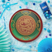 ジェードニュー中国の辰年 ペーパープレート (パーティー)