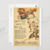 ジェーフェアリーエイドフランスの香水 ポストカード (正面/裏面)