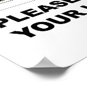 ジェームスが手洗いポスターについて語る ポスター (角)