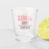 ジェームスが理解できないこと ショットグラス (裏面)