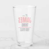 ジェームスが理解できないこと タンブラーグラス (裏面)