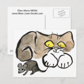 ジェームスにそれによってマウスがです尾あります ポストカード (正面/裏面)