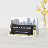 ジェームスのビュート公園 カード (黄色い花)