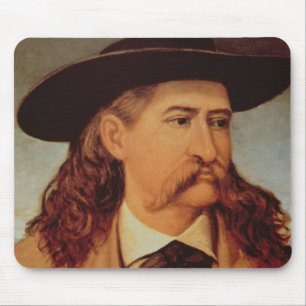 ジェームスの執事「野生のビル」Hickok (1837-76年) 1874年(oi マウスパッド