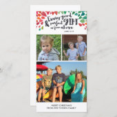 ジェームスの1:17の宗教クリスマスの写真カード シーズンカード (正面/裏面)