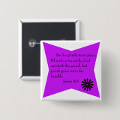 ジェームスの4:6ボタン 缶バッジ (正面&裏面)