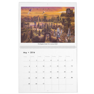 ジェームスのMcCarthy超現実主義および景色2016年 カレンダー