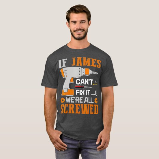 ジェームスもしズ・カントが修正するのは全てのギフトが台無しだった Tシャツ (正面フル)