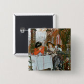 ジェームスジェイクスヨセフTissot |昼食会 缶バッジ (正面&裏面)