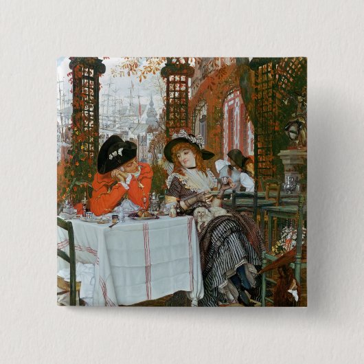 ジェームスジェイクスヨセフTissot |昼食会 缶バッジ (正面)