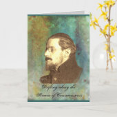 ジェームスジョイス カード (黄色い花)