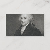 ジェームスバートンLongacre (179著刻まれるジョン・アダムズ 名刺 (裏面)
