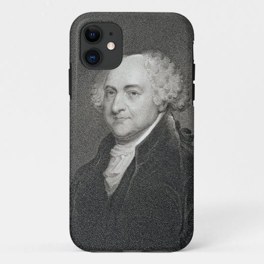 ジェームスバートンLongacre (179著刻まれるジョン・アダムズ Case-Mate iPhoneケース (裏面)