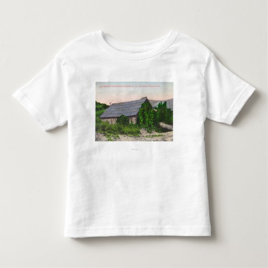ジェームスマーシャルの小屋の外観 トドラーTシャツ (正面)