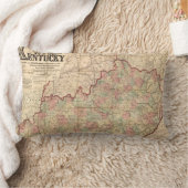 ジェームスロイド(1862年)著ケンタッキーの地図の州 ランバークッション (ブランケット)