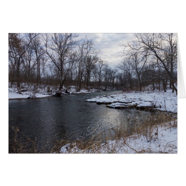 ジェームス川沿いの雪 (正面横)