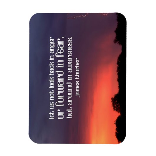 ジェームス感動的チューバー引用文「認識度」フレックス マグネット (縦)