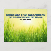 ジェームス感動的ドワール引用文「マインド」 ポストカード (正面)