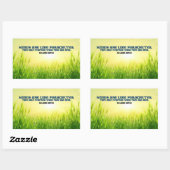 ジェームス感動的ドワール引用文「マインド」 長方形シール (シート)