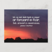 ジェームス感動的・チューバー引用文「認識度」 ポストカード (正面)