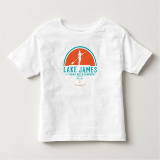ジェームス湖トドラー穏やかな夏のトップ トドラーTシャツ