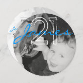 ジェームス第21 (円の範囲) 招待状 (正面/裏面)