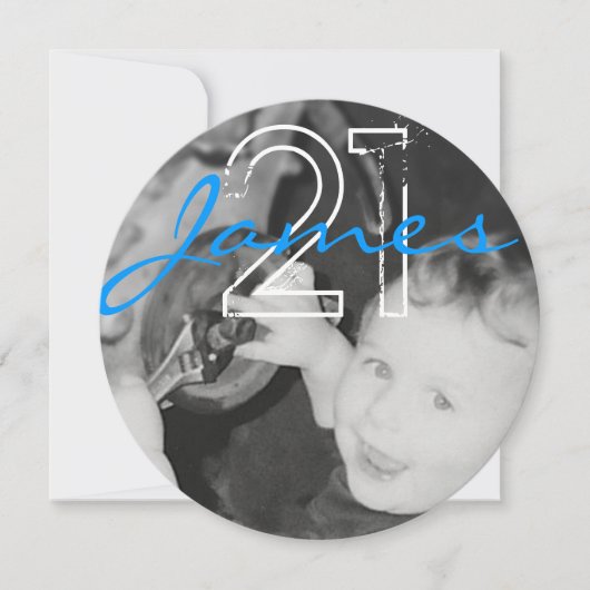 ジェームス第21 (円の範囲) 招待状 (正面)