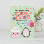 ジェームス誕生日の招待状 招待状 (スタンド正面)