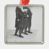 ジェームス間のエジンバラのジョン・ウェスレーの歩く メタルオーナメント (正面)