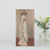 ジェームス・ウィスラー – レディ・メウポートレート サンキューカード (スタンド正面)