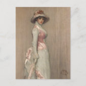 ジェームス・ウィスラー – レディ・メウポートレート ポストカード (正面)