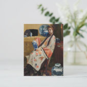 ジェームス・ウィスラー – The Lange Leizen of the Six Marks ポストカード (スタンド正面)